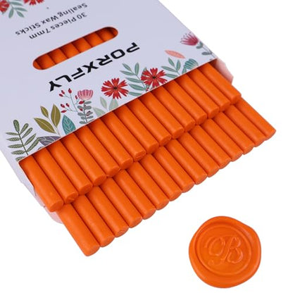 30 Pieces 7mm Sealing Wax Sticks for Glue Gun