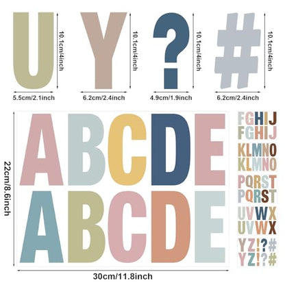 232 Pcs Large Boho Bulletin Board Letters