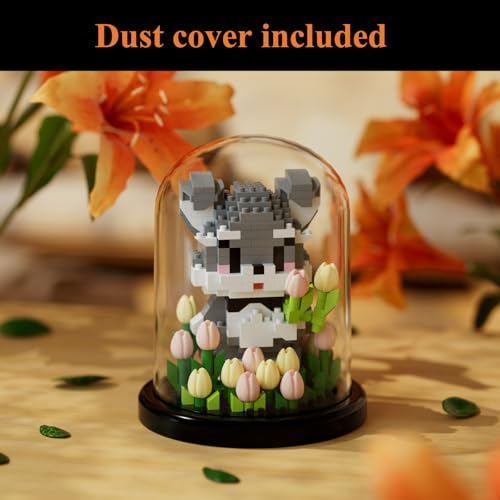 Artificial Flower Animal Toy Building Set for Adults