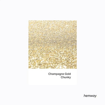 Resin Glitter Champagne Gold 100g Chunky (3.5 Ounce)