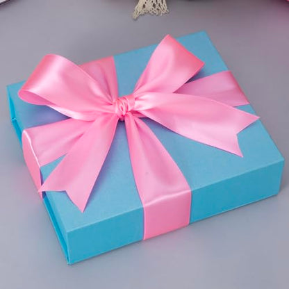 1 1 2 Inch Flamingo Pink Solid Satin Ribbon for Gift Wrapping