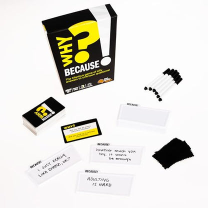 Why Because Party Game for Families Friends or Adults 3