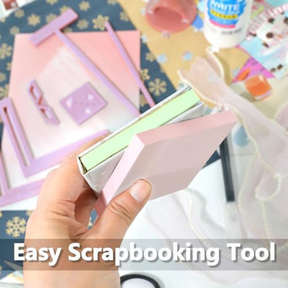 6Pcs Bookbinding Easy Scrapbooking Tool for Notebook Calender (6 Count)