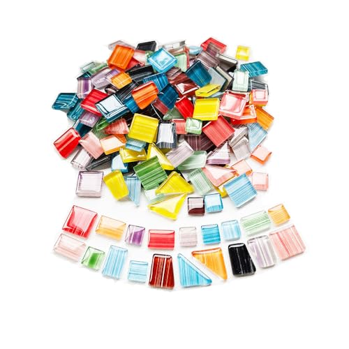 1.1LB Glass Mosaic Tiles for Crafts
