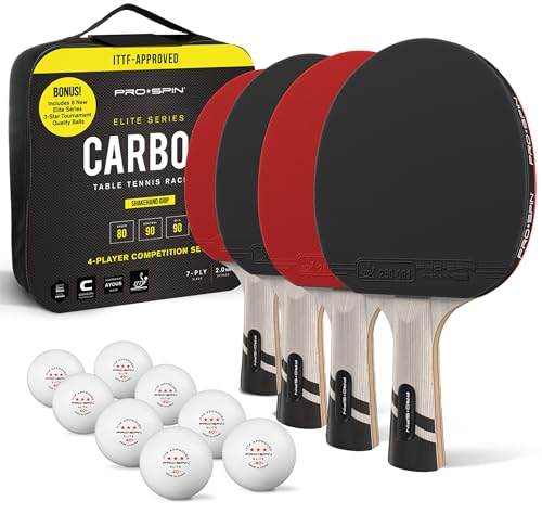 Ping Pong Paddles Set of 4