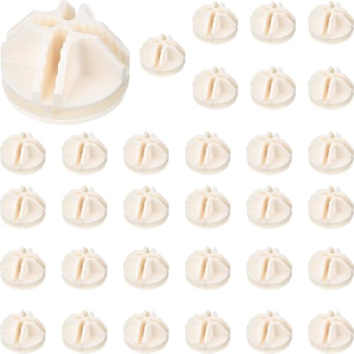 32 Pieces Cube Connectors Plastic Storage Wire Cube Organizer ABS Connectors for Modular Closet Storage Organizer and Wire Shelf (32 Count)