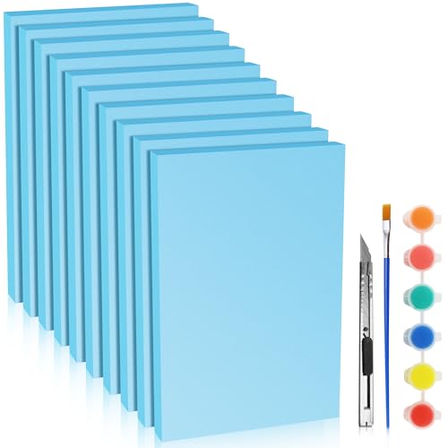 Blue 10 Pack 12x7.5x0.79 inch Foam Sheets 0.79 Inch Thick
