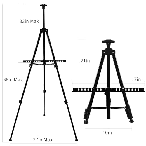 21 66 Inch Adjustable Art Easel Stand for Painting and Sign