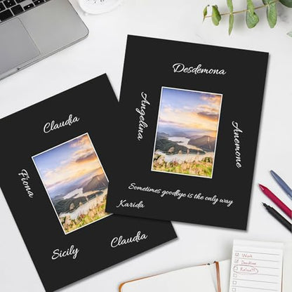 11x14 Black Picture Mats for 5x7 Photos (15 Count)