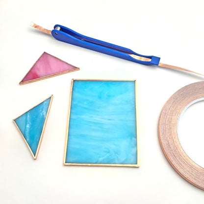 1 4 Inch Silver Backed Copper Foil for Stained Glass (2 Count)