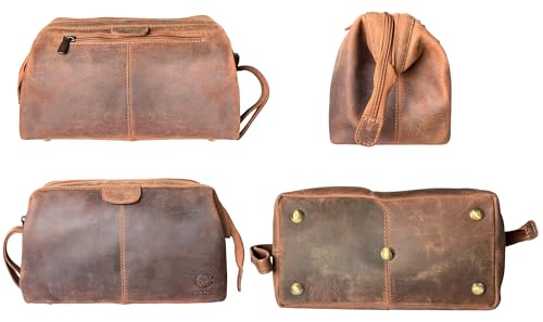 Leather Toiletry Bag for Men