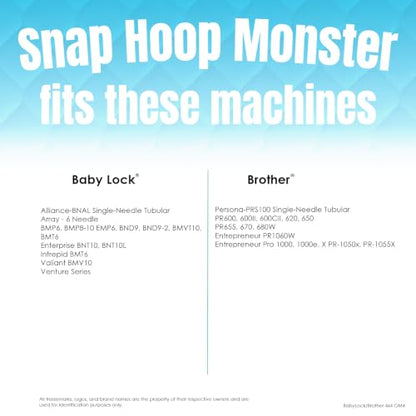 Multi Needle Snap Hoop Monster for Baby Lock
