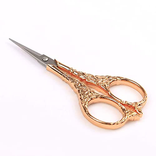 Vintage European Style Scissors Stainless Steel for Cross Stitch Cutting Embroidery Sewing Handcraft Craft Art Work DIY Tool