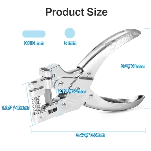 2 in 1 Badge Slot Hole Punch for ID Cards