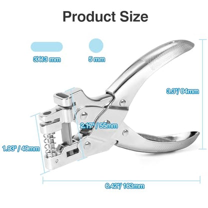 2 in 1 Badge Slot Hole Punch for ID Cards