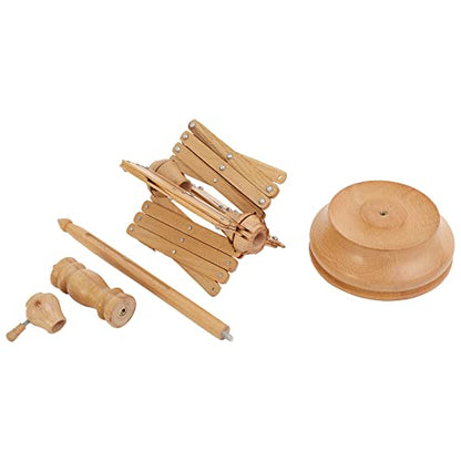 Wooden Yarn Swift Umbrella Table Top Yarn Winder