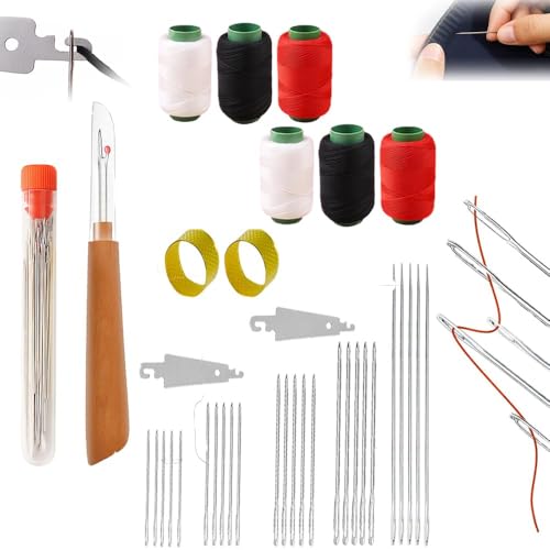 Big Eye Steel Sewing Needles Kit (37 Count)