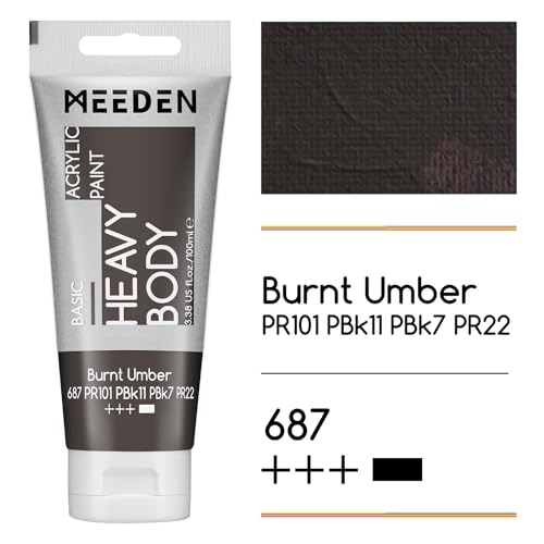 Acrylic Paint Burnt Umber (6.76 Fl Oz)