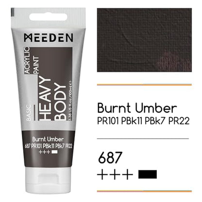 Acrylic Paint Burnt Umber (6.76 Fl Oz)