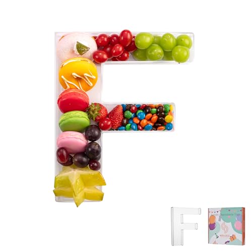 11" Clear Acrylic Letter & Number Charcuterie Tray