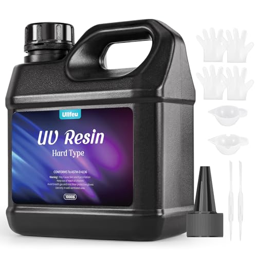 UV Resin Kit 1000g Bulk (35.2 Ounce)