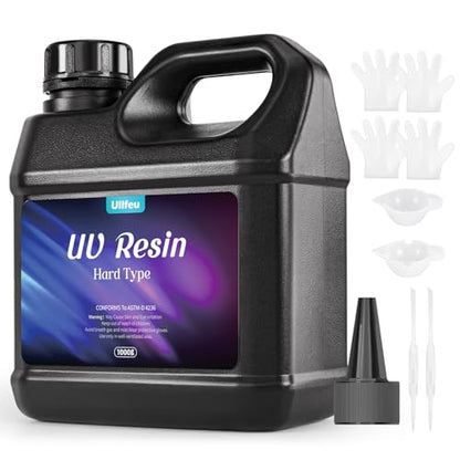 UV Resin Kit 1000g Bulk (35.2 Ounce)