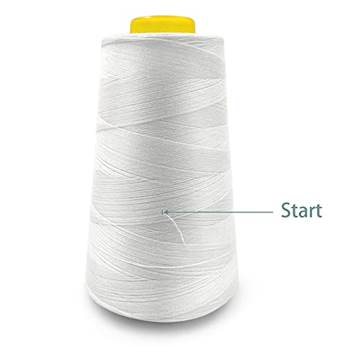 4 Cones of 3000 Yards Each Spool Thread for All Purpose (36000 Foot)