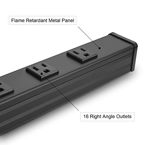 Long Heavy Duty Metal Power Strip