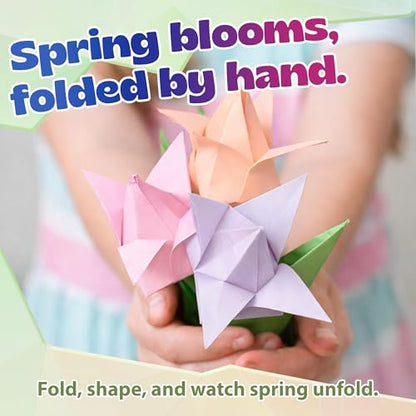 Flower Origami Kit for Kids Ages 8