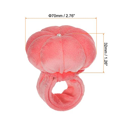 Wrist Pin Cushions Band Sewing Needle Cushion Needle Holder Pincushions with Adjustable Strap Fit All Wrist Sizes for Sewing Quilting Needlework Crafts