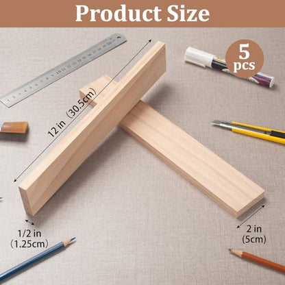 Wooden Dowels for Crafts (5 Count)
