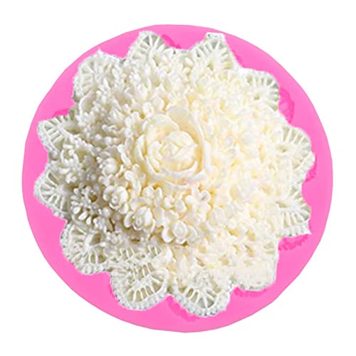 Lace Flower Silicone Mold for Candle