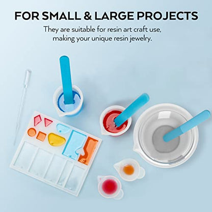 Large Silicone Resin Measuring Cups Tool Kit (20 Fl Oz)