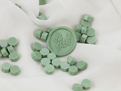 360Pcs Sage Green Sealing Wax Beads (360 Count)