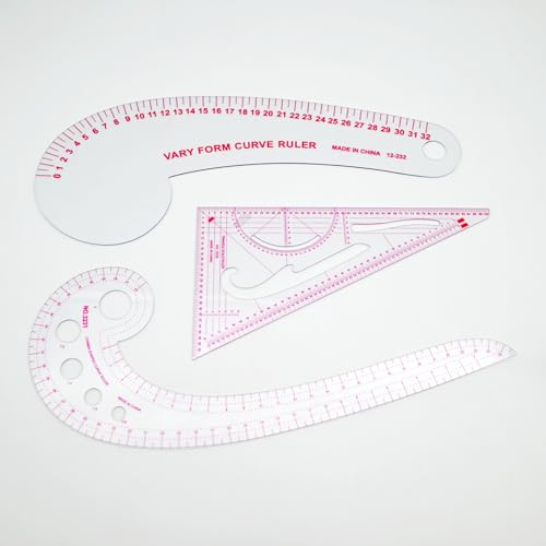 Clear Metric Sewing Rulers