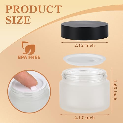 Glass Jars with Lids (24 Count)