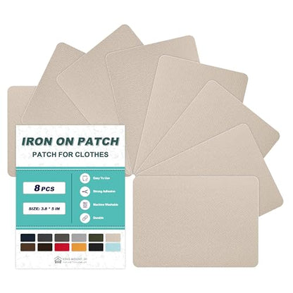 Iron on Patches for Clothes (8 Count)