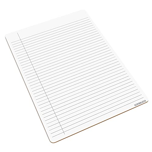 Dry Erase Board with Lines for Desk