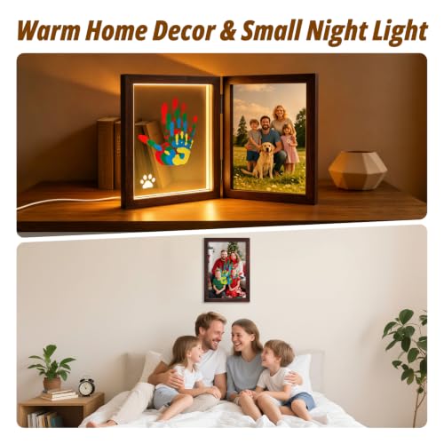 Family Handprint Kit with Light for 4