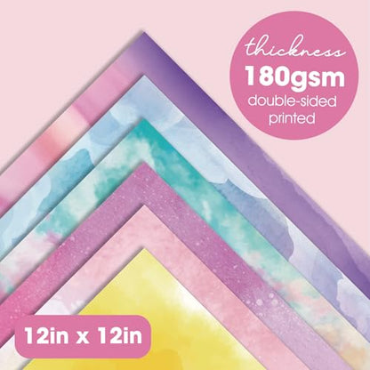 36 Sheets 12x12 Scrapbook Paper Pad