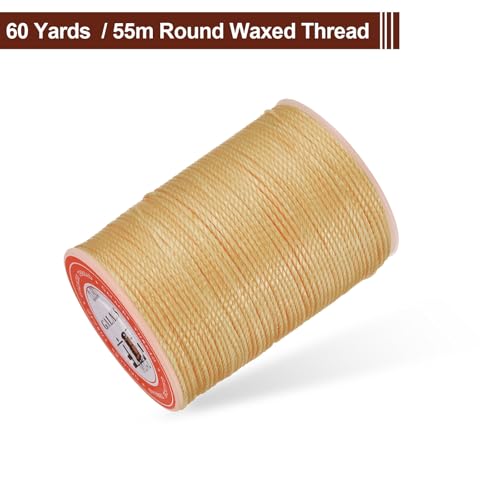 Leather Sewing Waxed Thread 0.8mm 60Yards