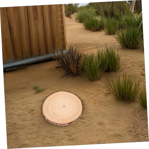 2pcs Maple Leaf Stepping Stones for Outdoor Landscape Wooden Pathway Stones Slip Surface for Garden