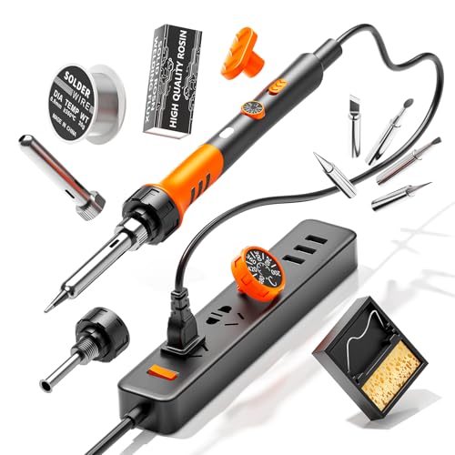 60W Adjustable Temperature Soldering Iron Kit