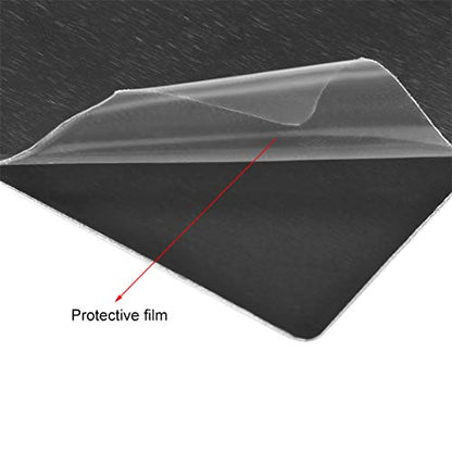 Blank Metal Card 100x60x1mm Anodized Aluminum Plate for DIY Laser Printing Engraving Black 5 Pcs (5 Count)