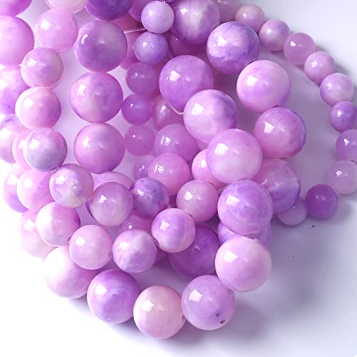 32pcs 12mm Natural Pink Starry Galaxy Persian Jade Gemstone Beads Round Loose Spacer Beads for Jewelry Making DIY Bracelets Necklaces 15"