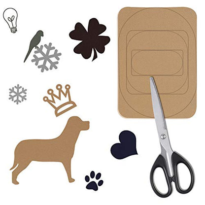 30 Pieces Twill Fabric Patches Fabric Repair Patches Iron on Twill Patch Clothing Repair Patch Kit for Jacket Clothes (30 Count)