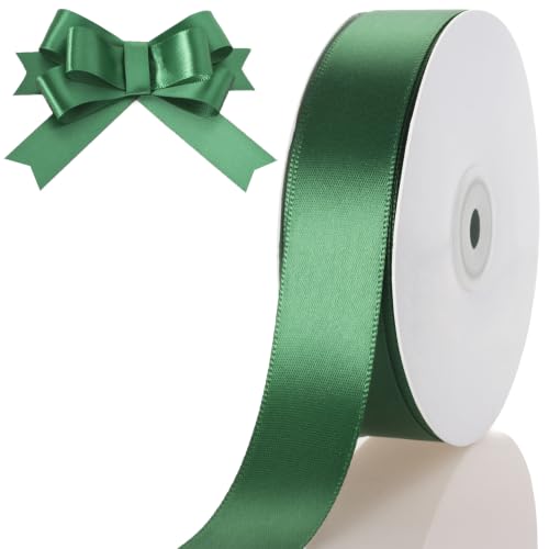 1 Inch Dark Green Ribbon 50Yards