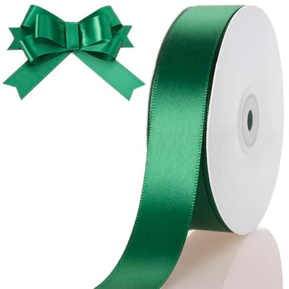 1 Inch Dark Green Ribbon 50Yards