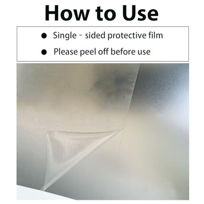 10Pcs Silver Anodized Aluminum Sheet 5" x 7" x 1 (2.434 Sq Ft)