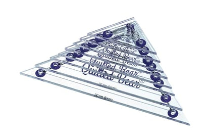 Right Angle Triangle Quilting Templates (8 Count)